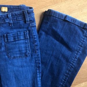 Anthropologie Pilcro wide flare Denim Jean Size 29